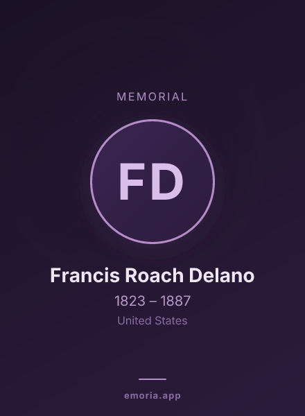 Memorial portrait of Francis Roach Delano