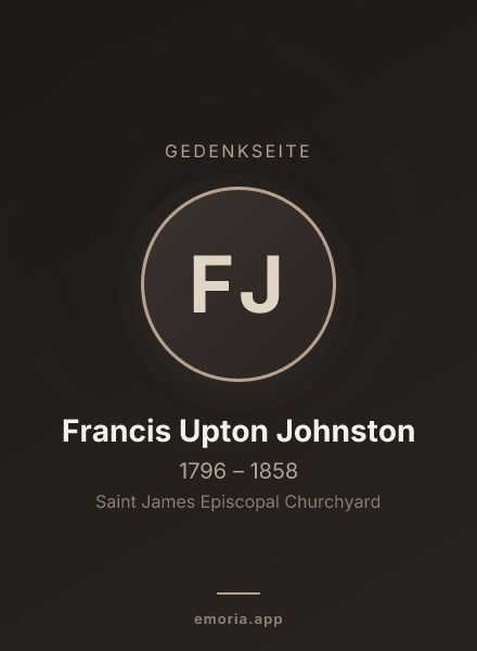 Gedenkportrait von Francis Upton Johnston