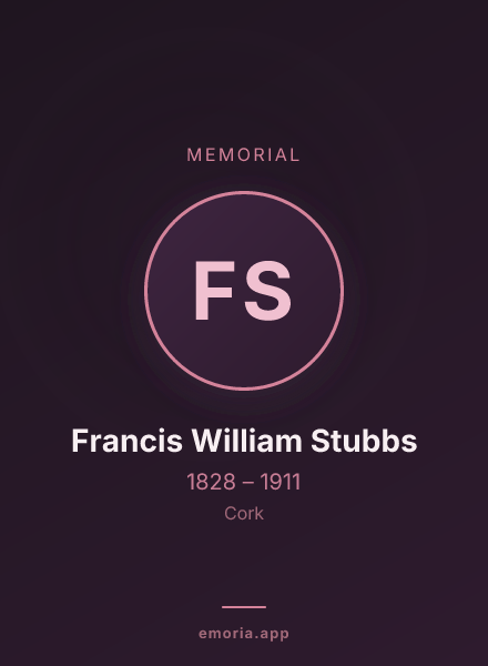 Memorial portrait of Francis William Stubbs