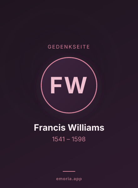 Gedenkportrait von Francis Williams