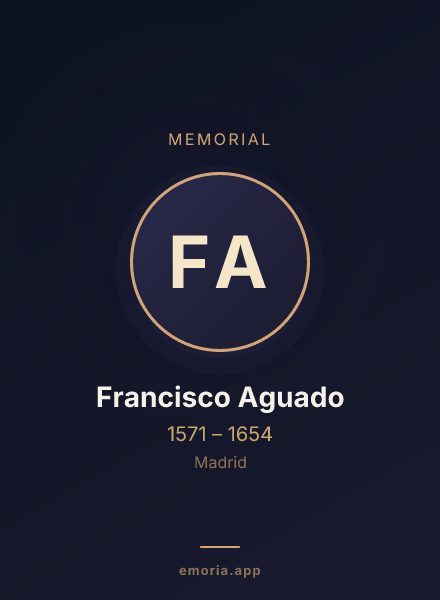 Memorial portrait of Francisco Aguado