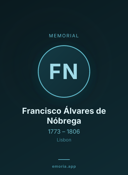 Memorial portrait of Francisco Álvares de Nóbrega