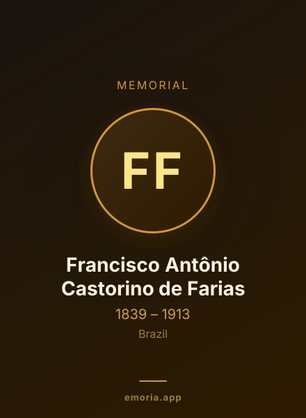 Memorial portrait of Francisco Antônio Castorino de Farias