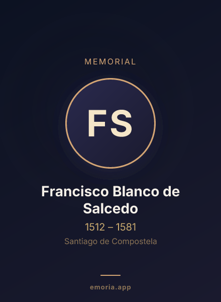Memorial portrait of Francisco Blanco de Salcedo