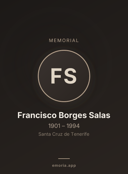 Memorial portrait of Francisco Borges Salas