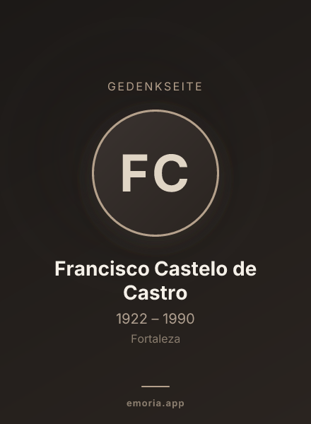 Gedenkportrait von Francisco Castelo de Castro