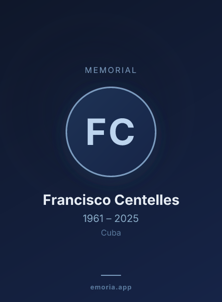 Memorial portrait of Francisco Centelles