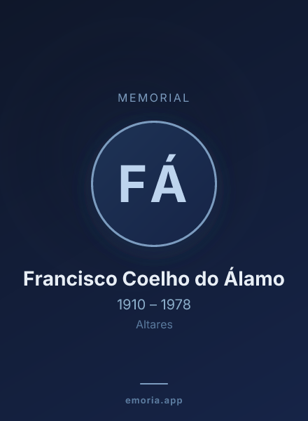 Memorial portrait of Francisco Coelho do Álamo