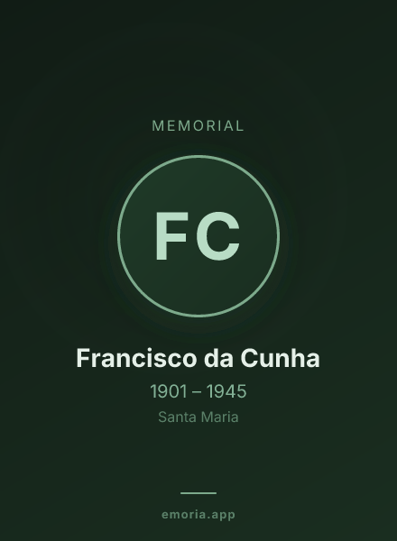 Memorial portrait of Francisco da Cunha
