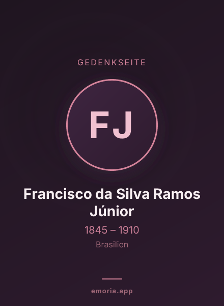 Gedenkportrait von Francisco da Silva Ramos Júnior