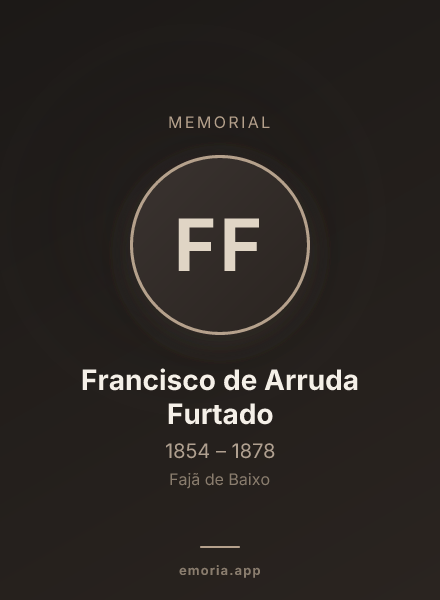 Memorial portrait of Francisco de Arruda Furtado