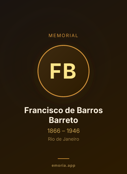 Memorial portrait of Francisco de Barros Barreto