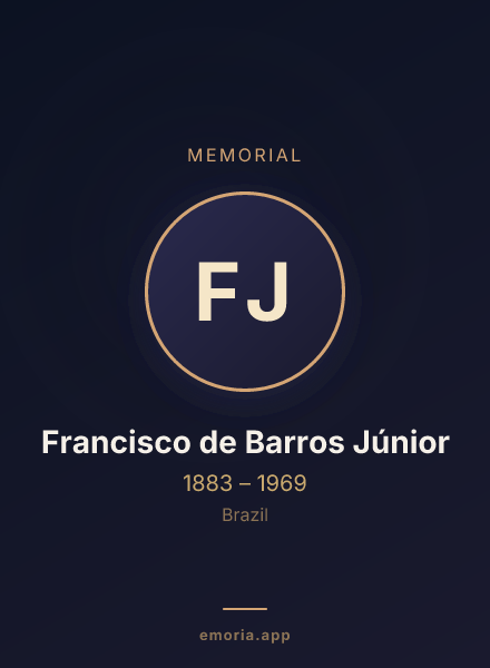 Memorial portrait of Francisco de Barros Júnior