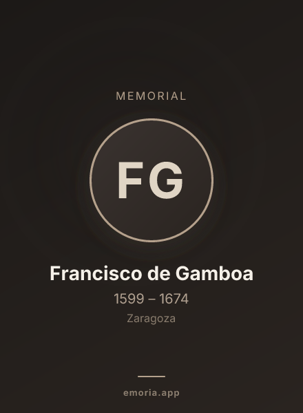 Memorial portrait of Francisco de Gamboa