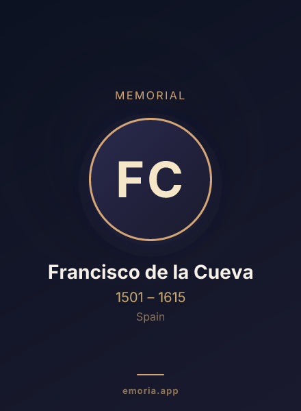 Memorial portrait of Francisco de la Cueva