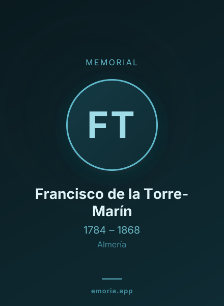 Memorial portrait of Francisco de la Torre-Marín