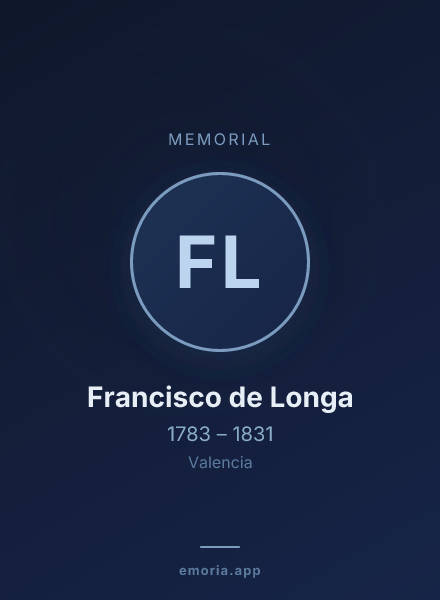 Memorial portrait of Francisco de Longa