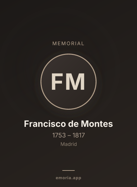 Memorial portrait of Francisco de Montes