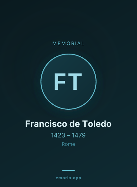 Memorial portrait of Francisco de Toledo
