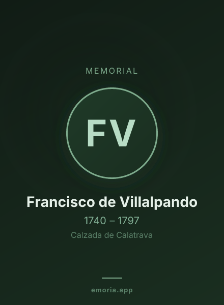 Memorial portrait of Francisco de Villalpando