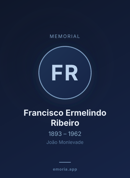 Memorial portrait of Francisco Ermelindo Ribeiro