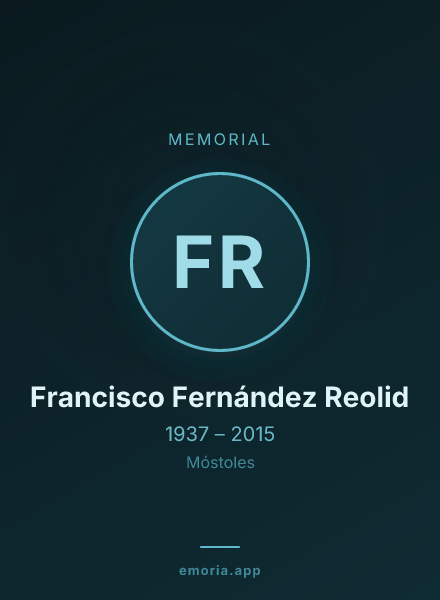 Memorial portrait of Francisco Fernández Reolid
