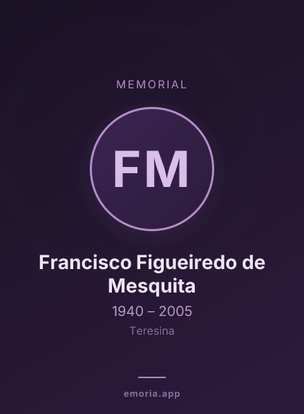 Memorial portrait of Francisco Figueiredo de Mesquita