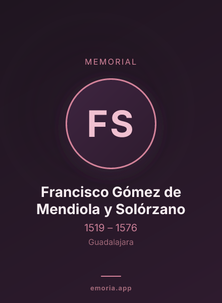 Memorial portrait of Francisco Gómez de Mendiola y Solórzano
