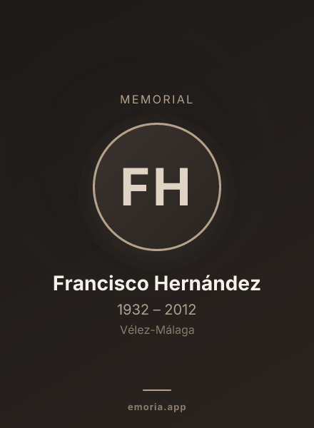 Memorial portrait of Francisco Hernández