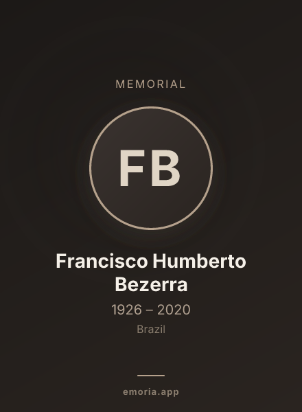 Memorial portrait of Francisco Humberto Bezerra