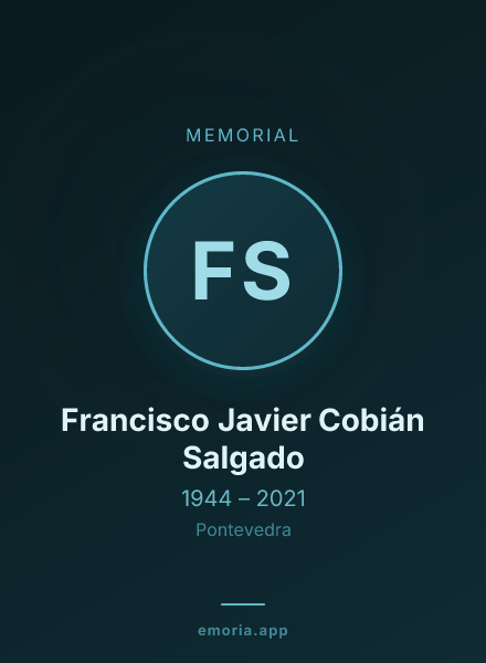 Memorial portrait of Francisco Javier Cobián Salgado