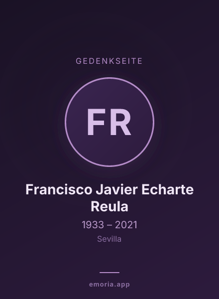 Gedenkportrait von Francisco Javier Echarte Reula