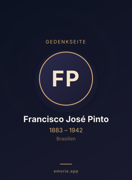 Gedenkportrait von Francisco José Pinto