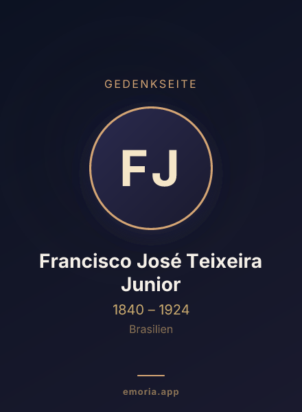 Gedenkportrait von Francisco José Teixeira Junior