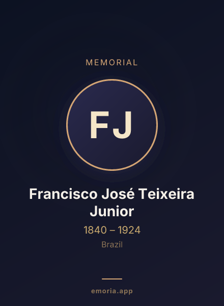Memorial portrait of Francisco José Teixeira Junior