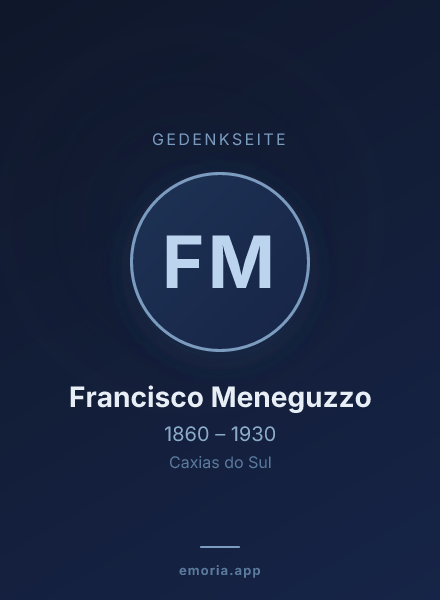Gedenkportrait von Francisco Meneguzzo