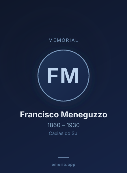 Memorial portrait of Francisco Meneguzzo
