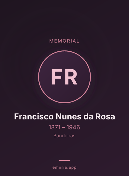 Memorial portrait of Francisco Nunes da Rosa