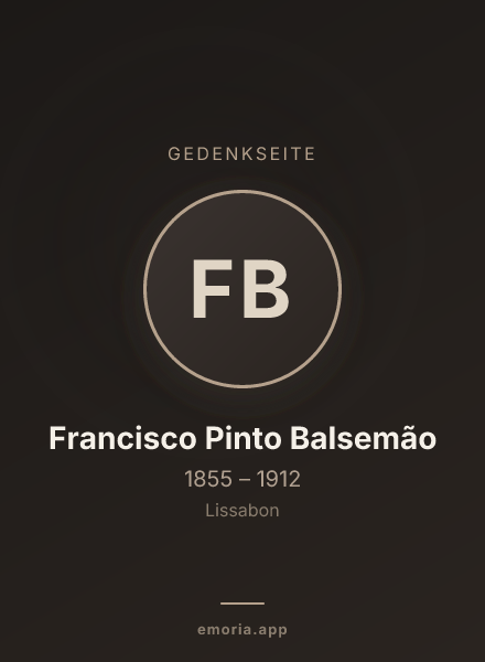 Gedenkportrait von Francisco Pinto Balsemão