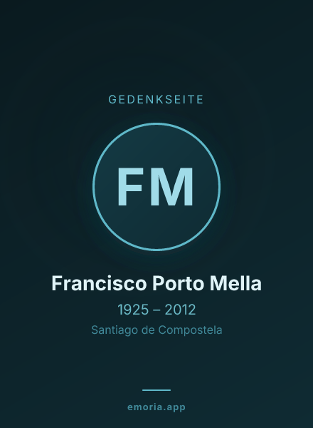 Gedenkportrait von Francisco Porto Mella