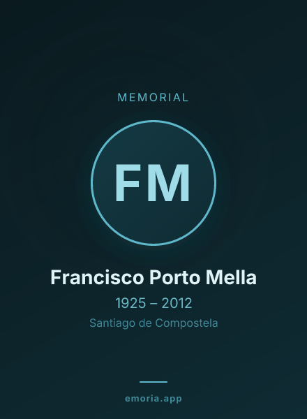 Memorial portrait of Francisco Porto Mella