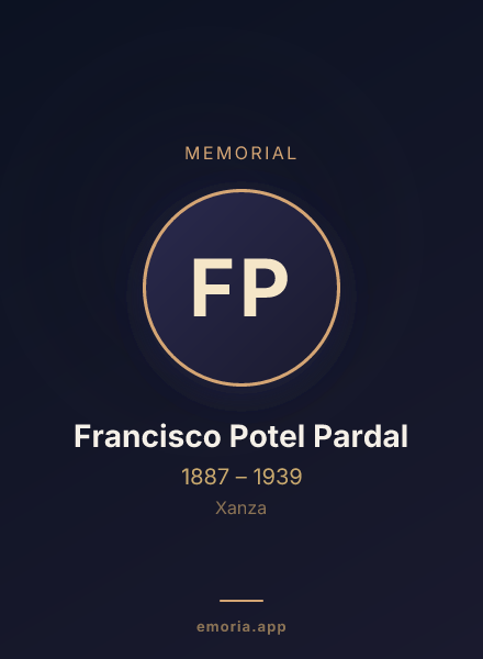 Memorial portrait of Francisco Potel Pardal
