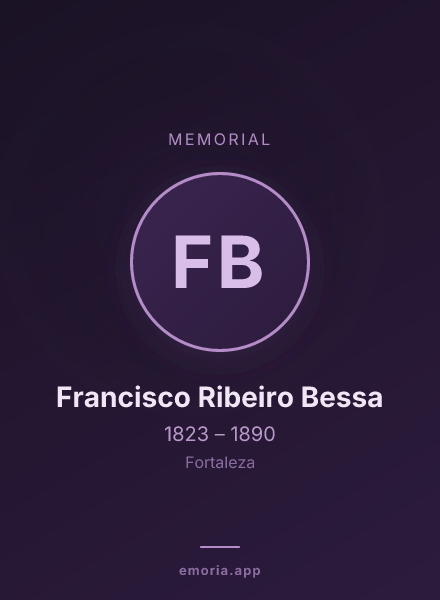 Memorial portrait of Francisco Ribeiro Bessa