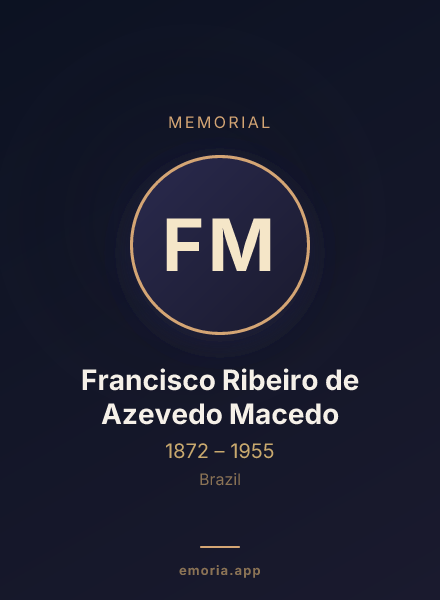 Memorial portrait of Francisco Ribeiro de Azevedo Macedo