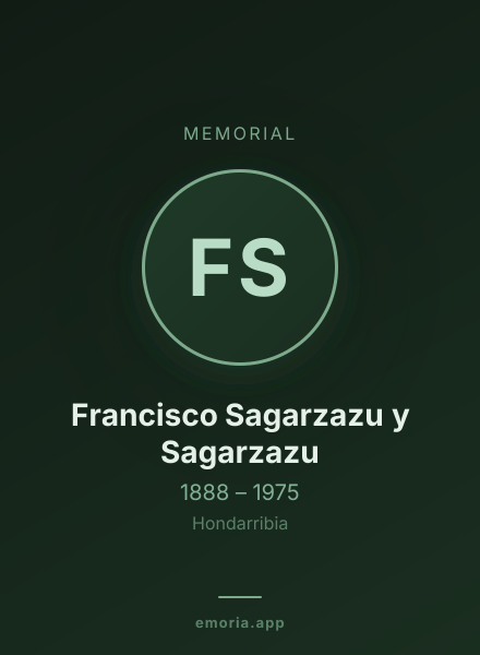 Memorial portrait of Francisco Sagarzazu y Sagarzazu