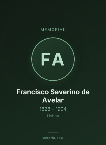 Memorial portrait of Francisco Severino de Avelar