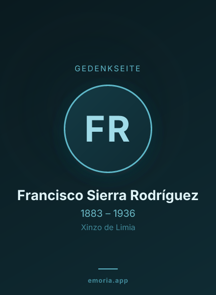 Gedenkportrait von Francisco Sierra Rodríguez