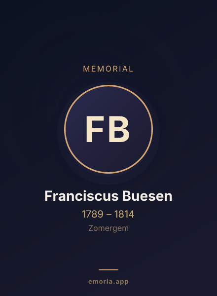Memorial portrait of Franciscus Buesen