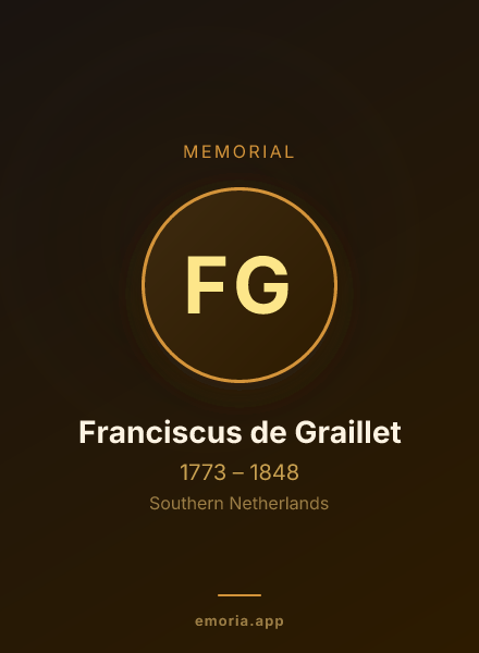 Memorial portrait of Franciscus de Graillet