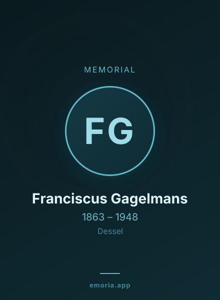Memorial portrait of Franciscus Gagelmans